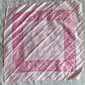 Pink Paisley Scarf